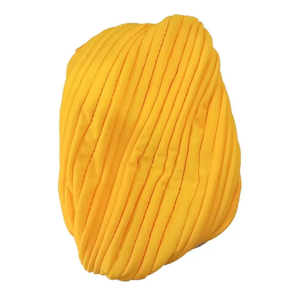 Twist Turban Caps Women Knot Muslim Hijab Shiny Indian Hat Sleep Night Cap Casual Solid Color Headscarf Stretch Head Wrap