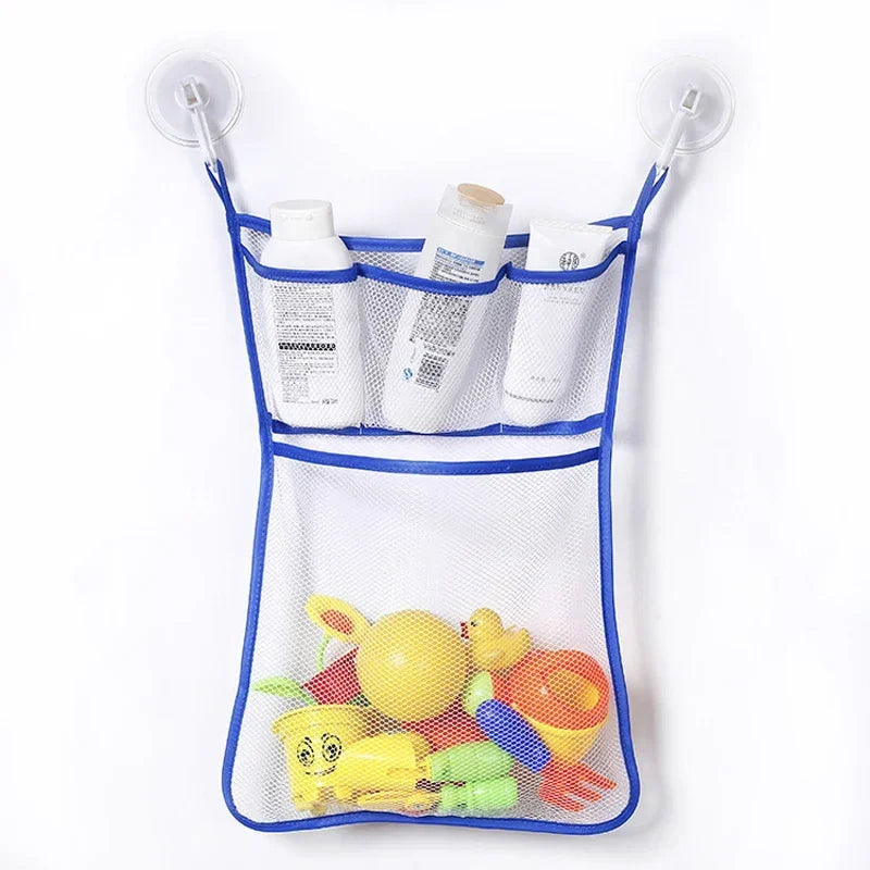 Baby Bath Toys Organizer Quick Dry Toddlers Mesh Net Bag for Bathroom Toy Storage Cartoon Shape Sand Beach Toys Storage Holder