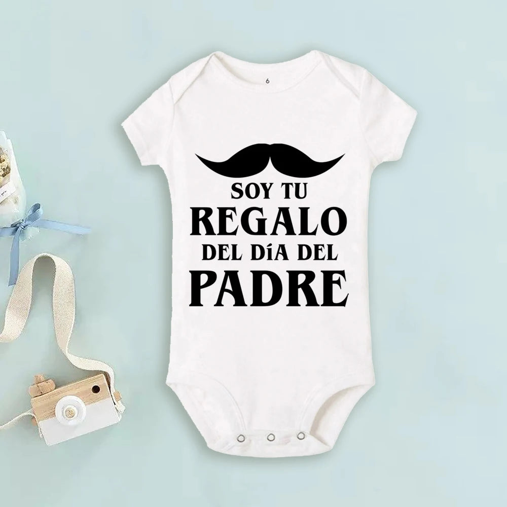 Father's Day Baby Bodysuit Becoming The Same Person As My Dad Print Infant Romper Boys Girls Clothes Fathers Day Bodysuits Gifts