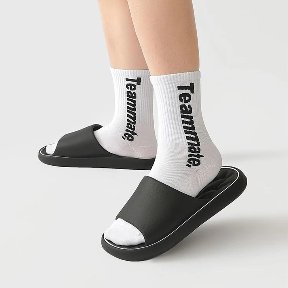 ZHIDA Super Light Soft Slippers Simple Fashion Slides EVA Elastic Shoes Colorful Sneakers In Door Bathroom Flip Flops