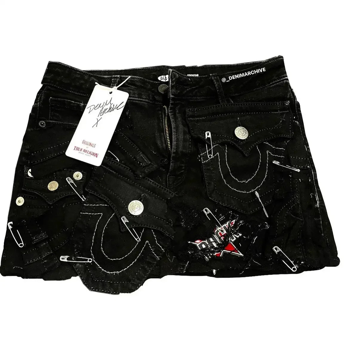 Y2k Skirt Gothic Fashion Big Pocket Washed Blue Denim Wrapped Hip Skirts Harajuku Casual Sexy Girl Pleated Mini Skirt Streetwear