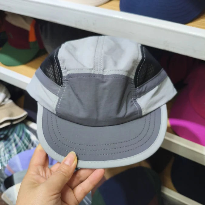 Light Thin Purple Quick-drying Soft Top Short Brim Baseball Cap Women Summer Sunscreen Sunshade Breathable Camping Cycling Cap