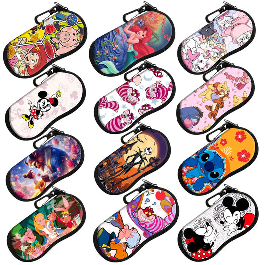 Cartoon Monster Glasses Storage Box Women Men Sunglasses Reading Protector Cover Travel Portable Cute Cat Eyeglasses Case