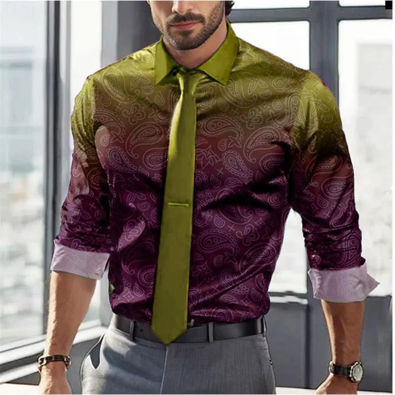 Large Size Men's Casual Shirt Business Summer Spring Autumn Lapel Long Sleeve 12 Colors S-5XL Fast Shipping 2024 Men's Shirt