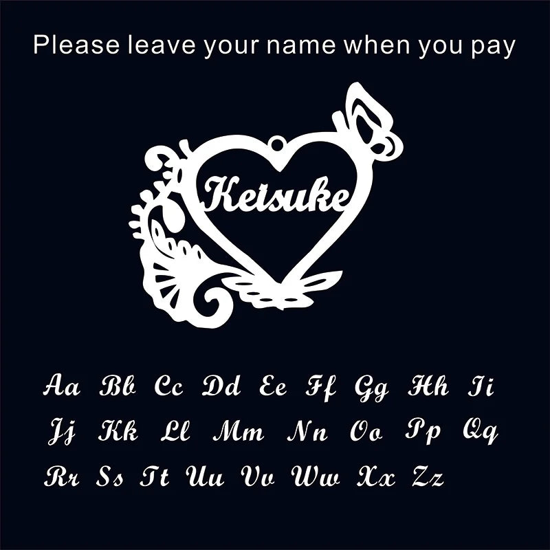 Personalized 1-5 Names Keychains for Men Women Stainless Steel Customized Heart Keyring Jewelry Father's Day Gifts