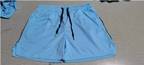 2023 Sports Trendy Men's Pants Summer Men's Sports Plus Size Mesh Breathable Shorts Running Beach Pants