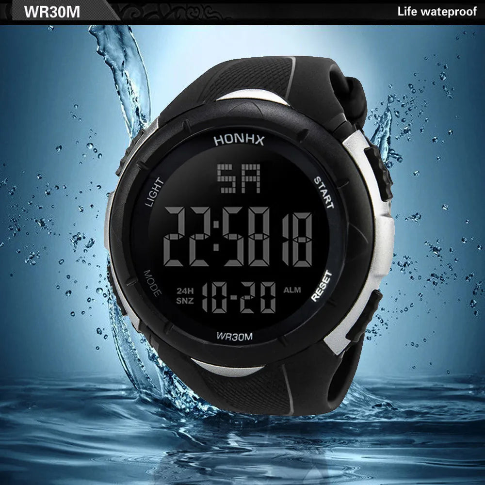 Military Digital Watches Men Luxury Brand Luminous Waterproof Sport Watches For Men Male Electronic Wrist Watches Montre Homme