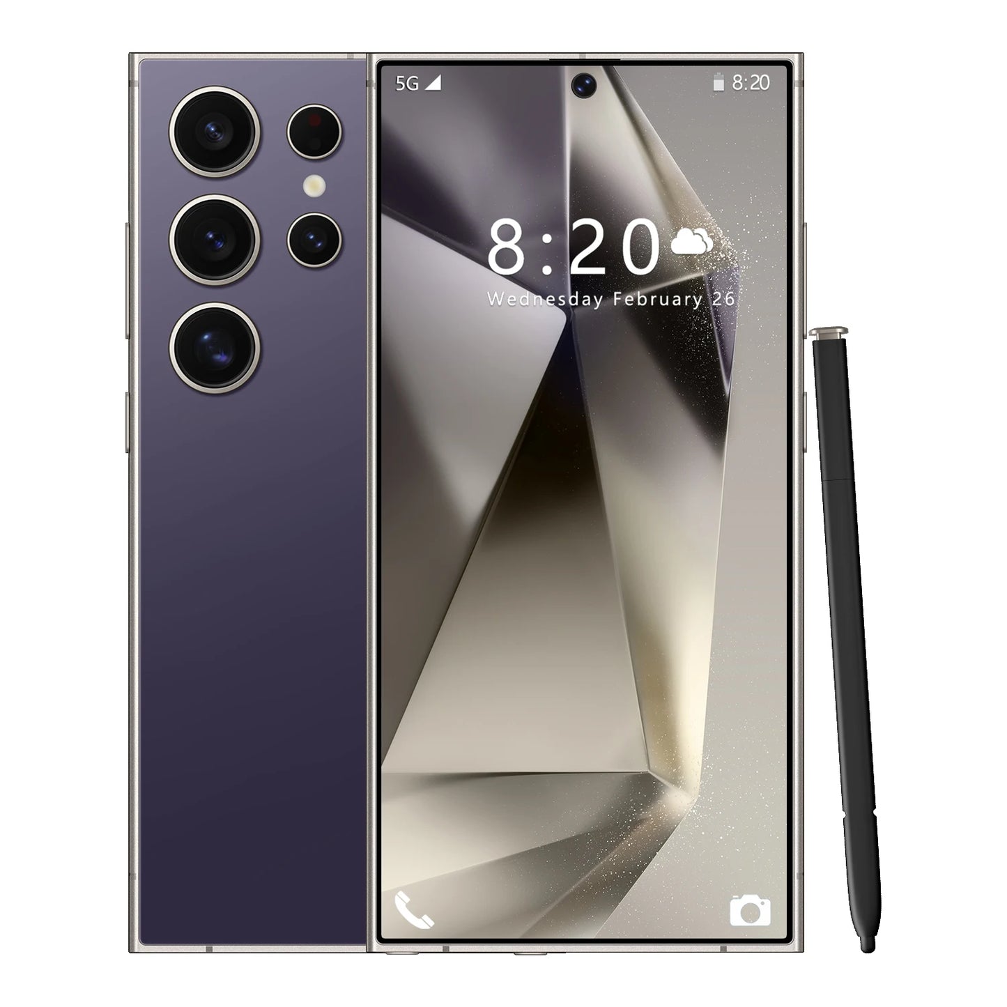 S24 Ultra,Smartphone Android,6.8 inch,8GB RAM,256GB，512GB 1TB ROM,Dual SIM,Mobile phone,Google Play Store,24+48MP,5500mAh