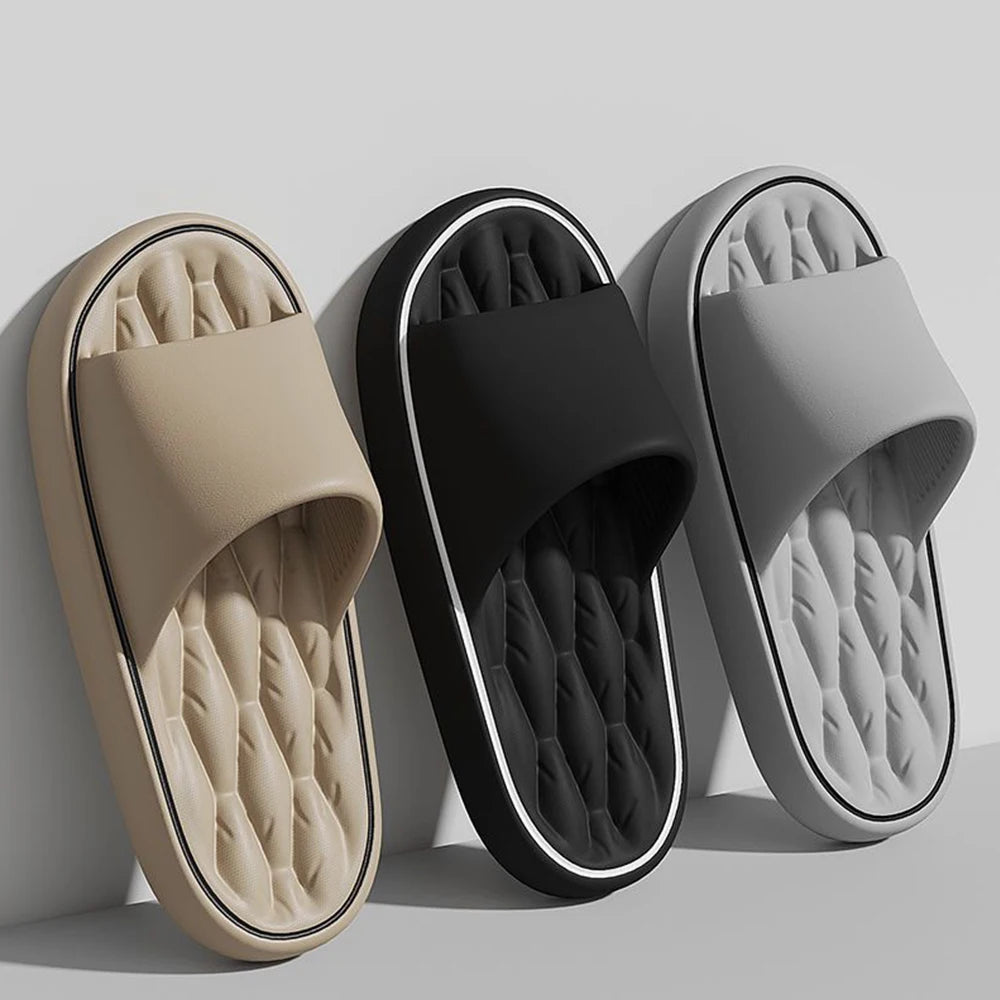 ZHIDA Super Light Soft Slippers Simple Fashion Slides EVA Elastic Shoes Colorful Sneakers In Door Bathroom Flip Flops