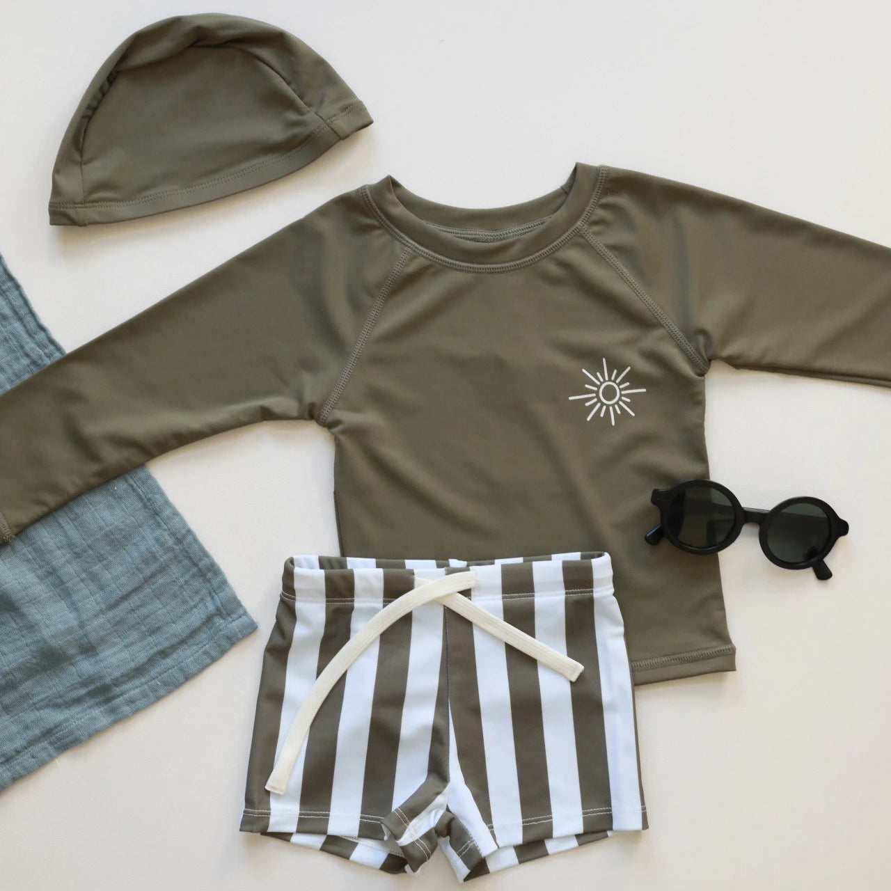 Cute Baby Boys Girls Bikinis Set 2025 Summer Children Beach Wear Ruffle Kids Swimsuit Bathing Suit Printed Swimwear Monokini