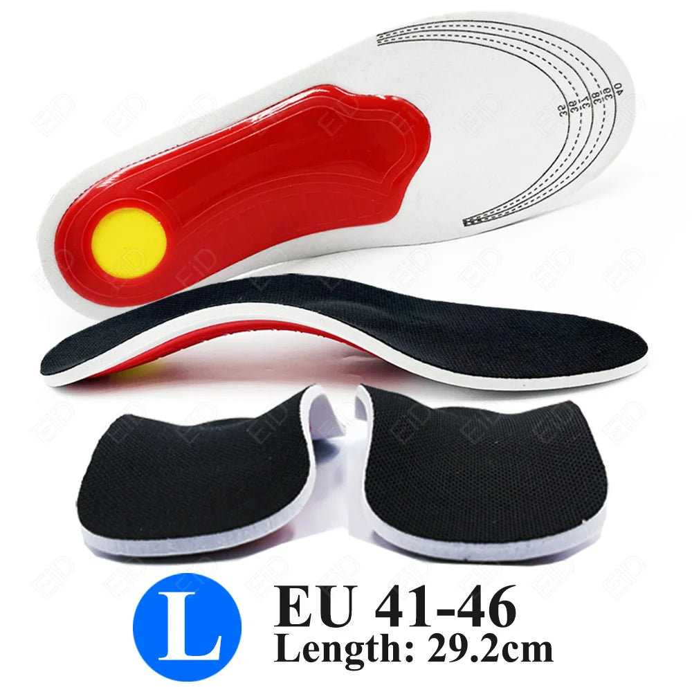 EiD Best Orthotic Insole Arch Support X/O Leg Flat Foot Health Shoe Sole Pad insoles for Shoes insert padded Orthopedic insoles