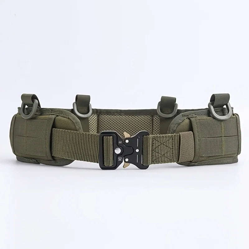 Men's Belt Outdoor Hunting Tactical Belt Multi-Function Buckle Nylon Belt High Quality Outdoors Sport Canvas Belt Neutral Girdle