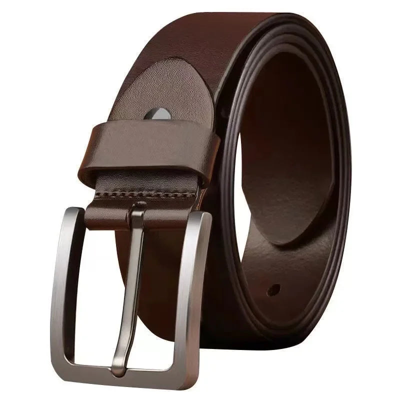Men's Belt Business Luxury Designer Brand PU Leather Belts Jeans Pin Adjustable Alloy Buckle Waist Straps Belts 105 120 125cm