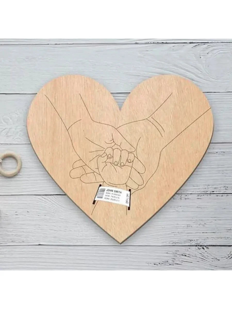 Newborn Hospital Engraved Keepsake Holder Personalized Baby Gift Memorial Pregnancy Wristband For Mother's Day & Father's Day