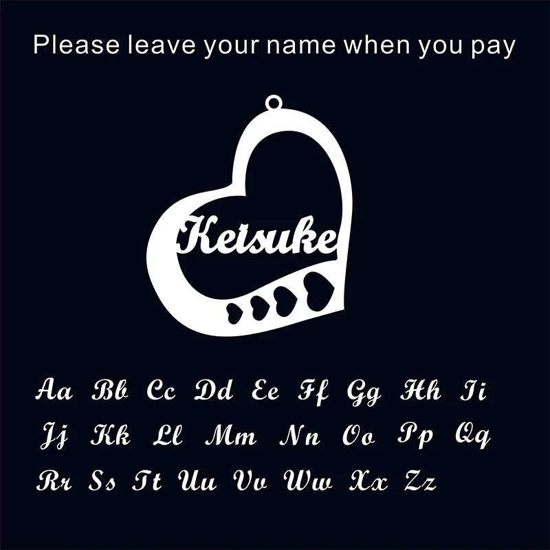 Personalized 1-5 Names Keychains for Men Women Stainless Steel Customized Heart Keyring Jewelry Father's Day Gifts