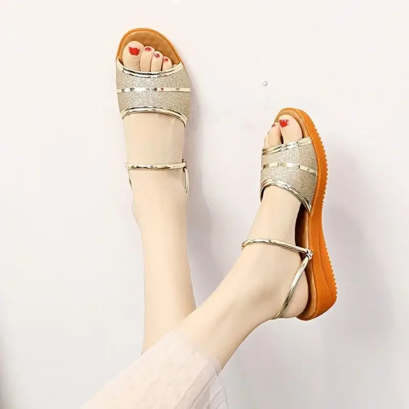 Sabot With Low Heels Woman Shoes Summer 2025 Offers Trending Sandals for Women The Best Korea Luxury Footwear on Offer Original