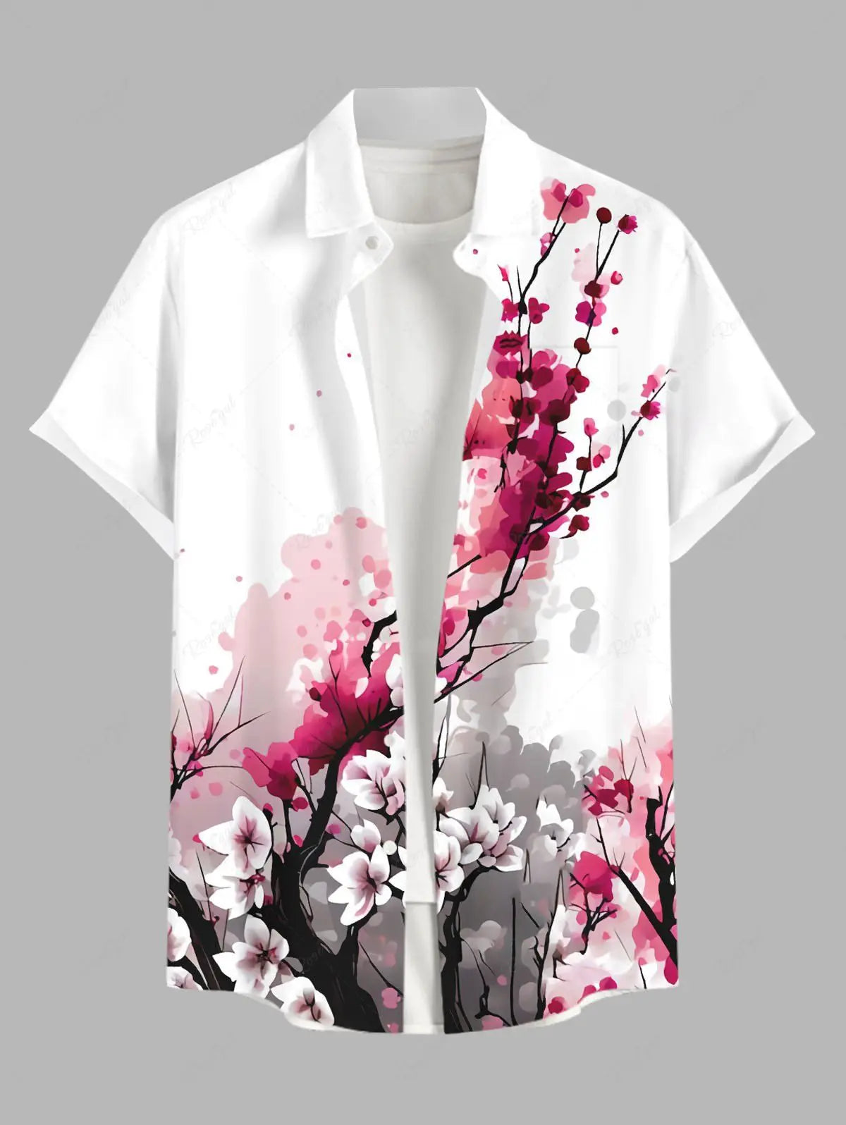 Summer Plus Size Men's Shirts 3D Print Hawaiian Shirts Button Up Beach Vacation Shirts Short Sleeve Shirt Casual Shirts For Men