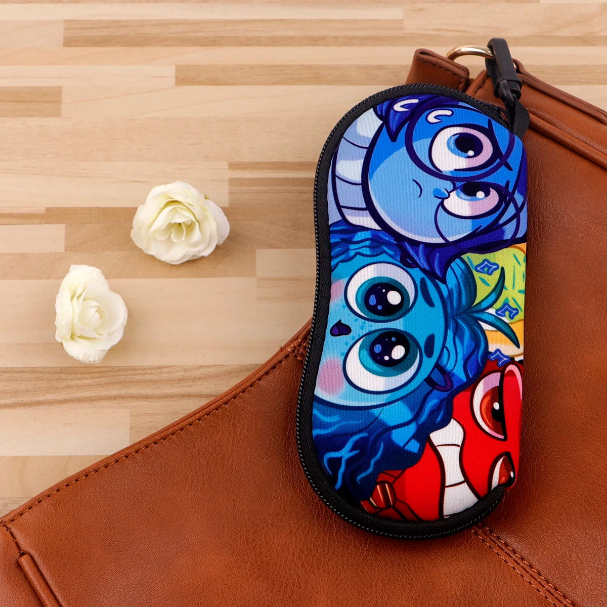 Cartoon Monster Glasses Storage Box Women Men Sunglasses Reading Protector Cover Travel Portable Cute Cat Eyeglasses Case