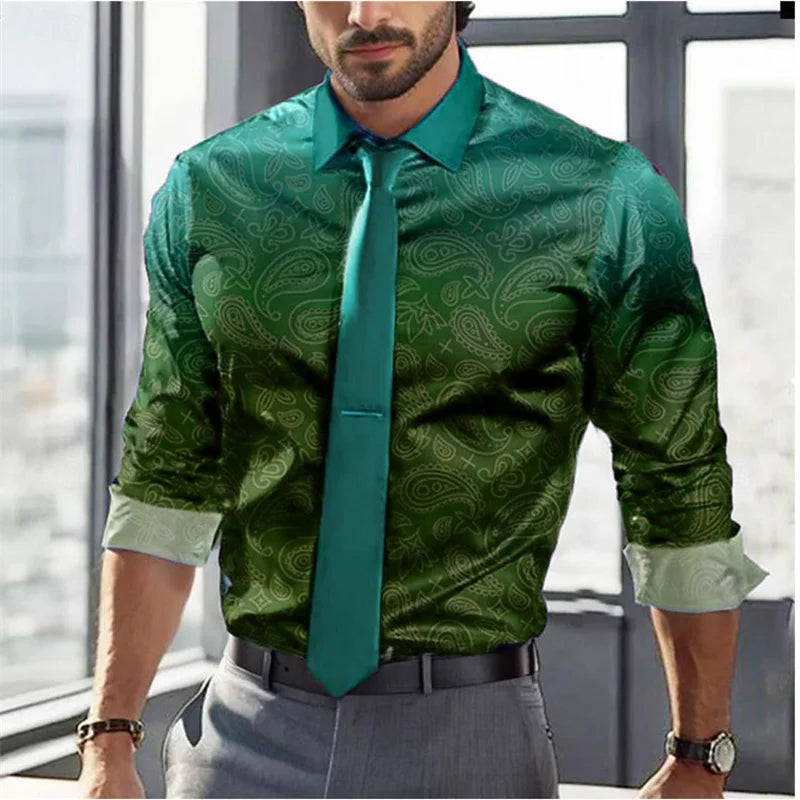 Large Size Men's Casual Shirt Business Summer Spring Autumn Lapel Long Sleeve 12 Colors S-5XL Fast Shipping 2024 Men's Shirt