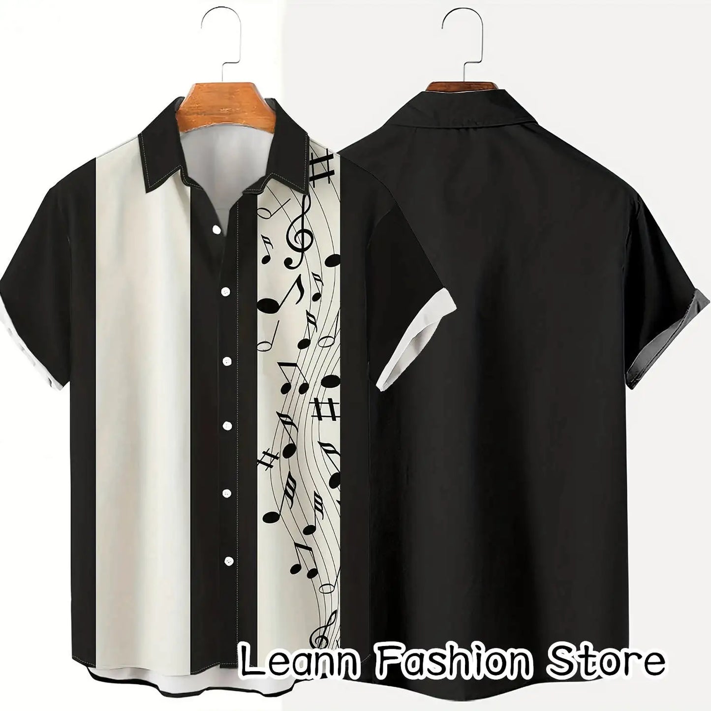 Men Summer Poker Symbol Stripe Print Shirt Casual Beach Short Sleeve Clothing Male Button Lapel Collar Fashion Leisurewear