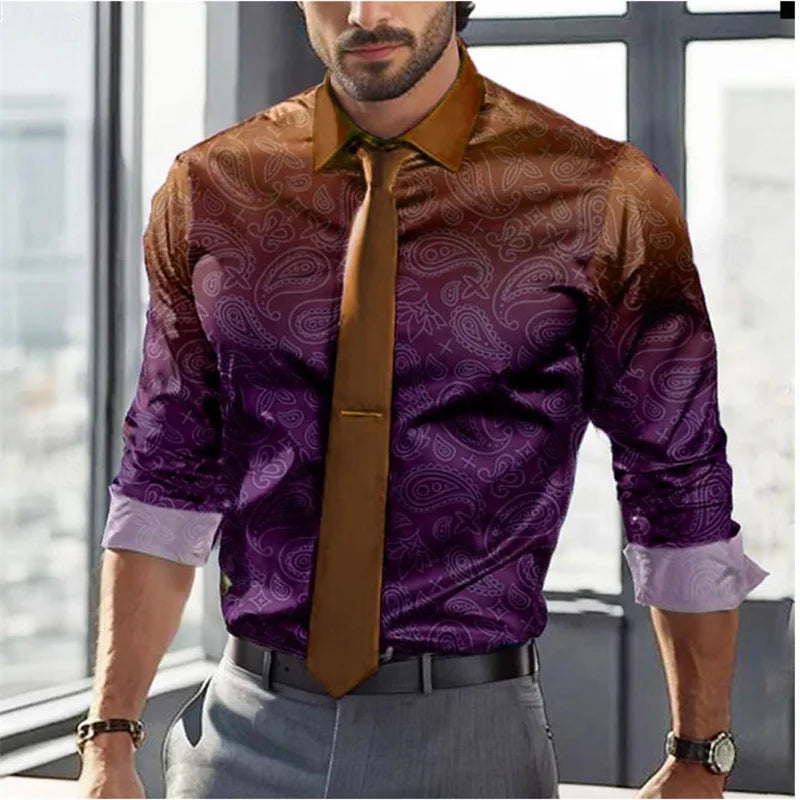 Large Size Men's Casual Shirt Business Summer Spring Autumn Lapel Long Sleeve 12 Colors S-5XL Fast Shipping 2024 Men's Shirt