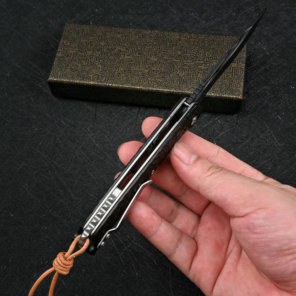 SDOKEDC Knives VG10 Damascus Flipper Pocket Folding Knife Tactical Military Outdoor Tools Camping Survival Hunting EDC Navaja