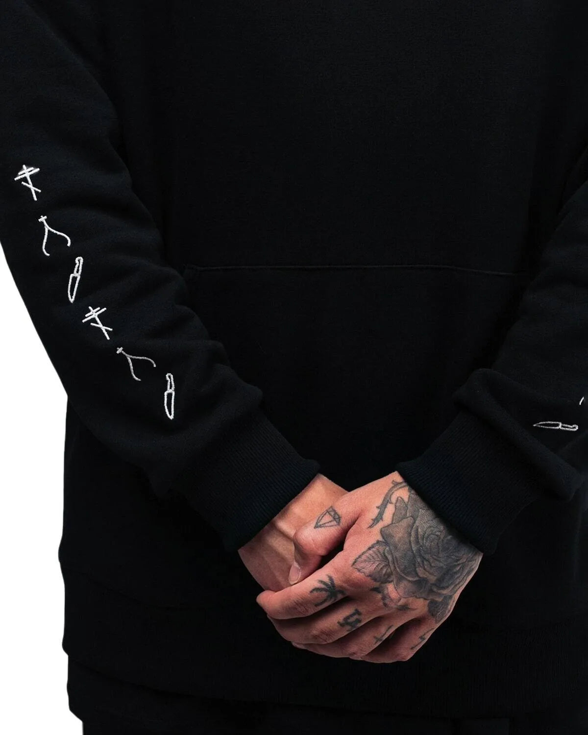 Harajuku Oversized Streetwear Pullover Men's Hoodies God with us Graphic Print Hooded Sweatshirt Hip Hop Aesthetic Tops Goth Y2k