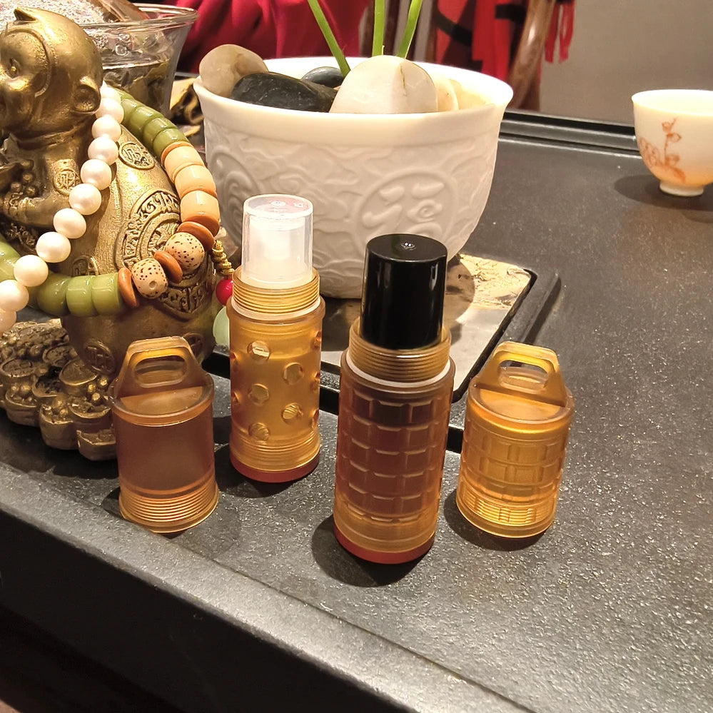 EDC Titanium Alloy PEI Paracord Perfume Storage Box EDC Toys Outdoor Tools