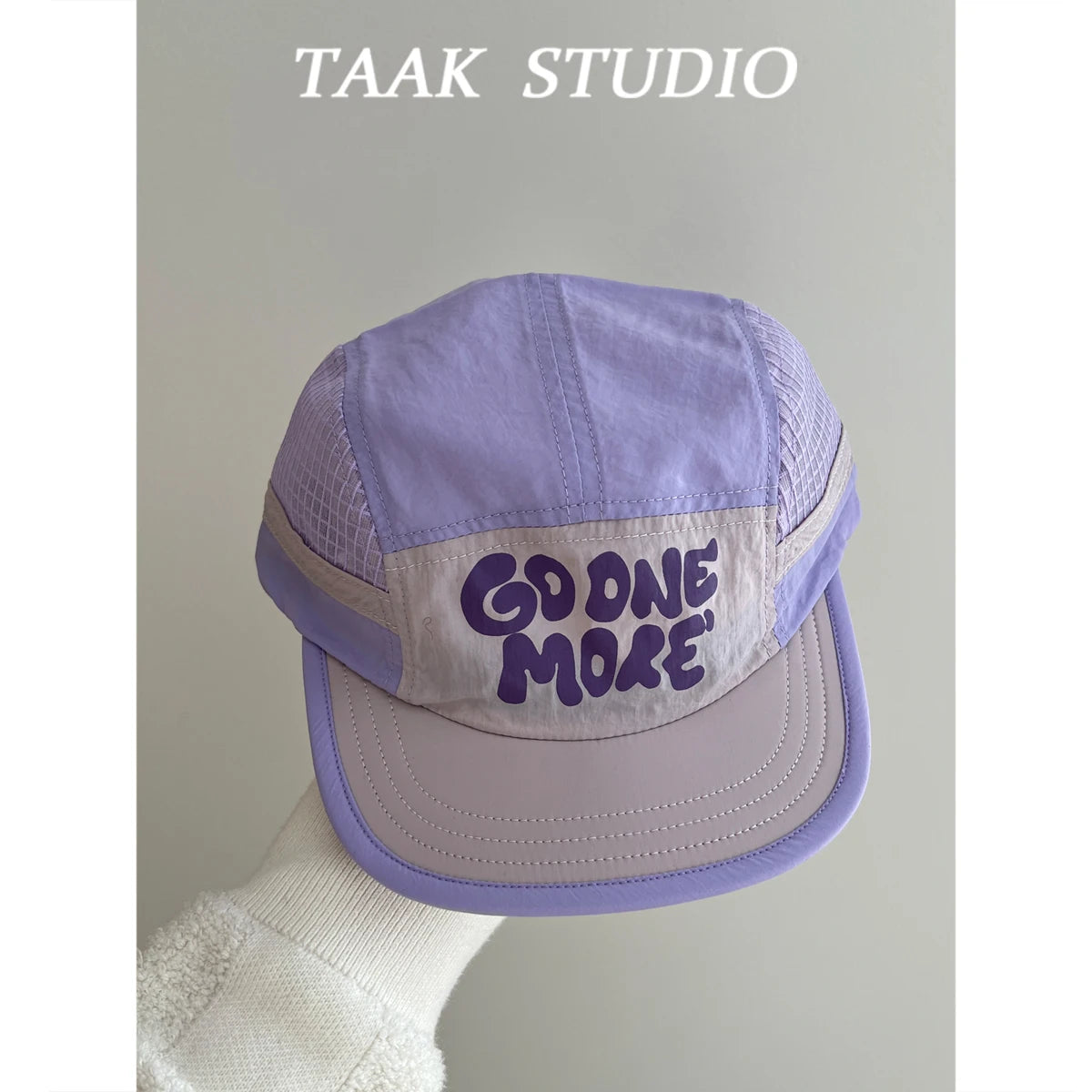 Light Thin Purple Quick-drying Soft Top Short Brim Baseball Cap Women Summer Sunscreen Sunshade Breathable Camping Cycling Cap