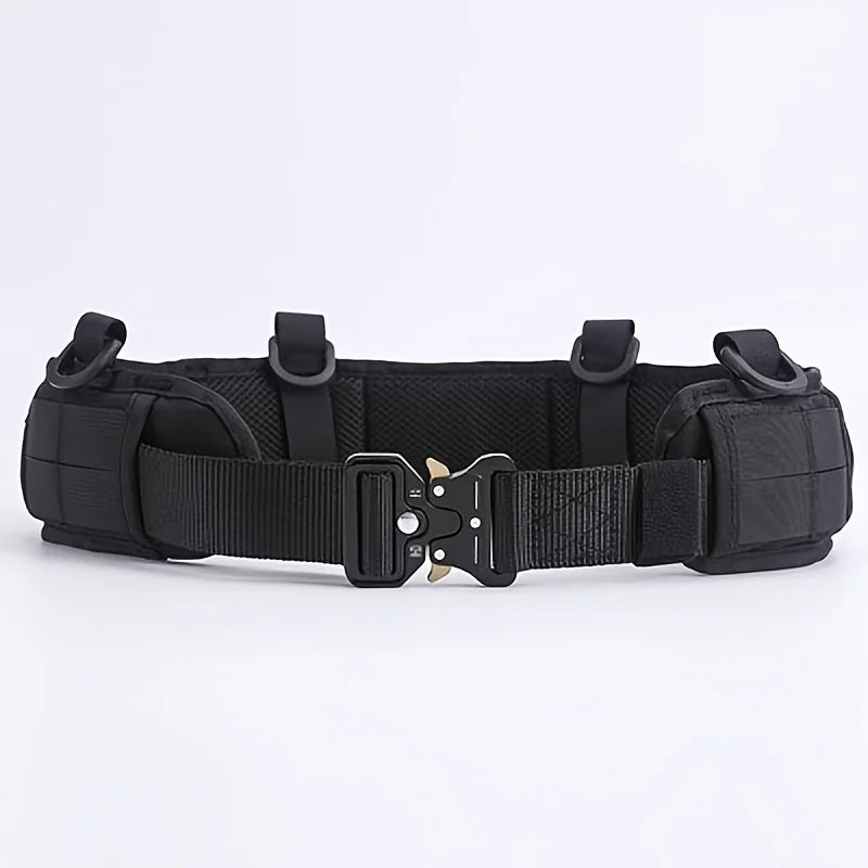 Men's Belt Outdoor Hunting Tactical Belt Multi-Function Buckle Nylon Belt High Quality Outdoors Sport Canvas Belt Neutral Girdle