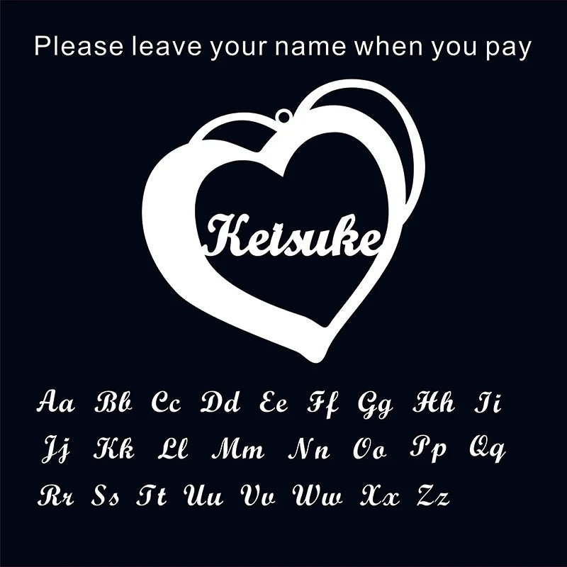 Personalized 1-5 Names Keychains for Men Women Stainless Steel Customized Heart Keyring Jewelry Father's Day Gifts