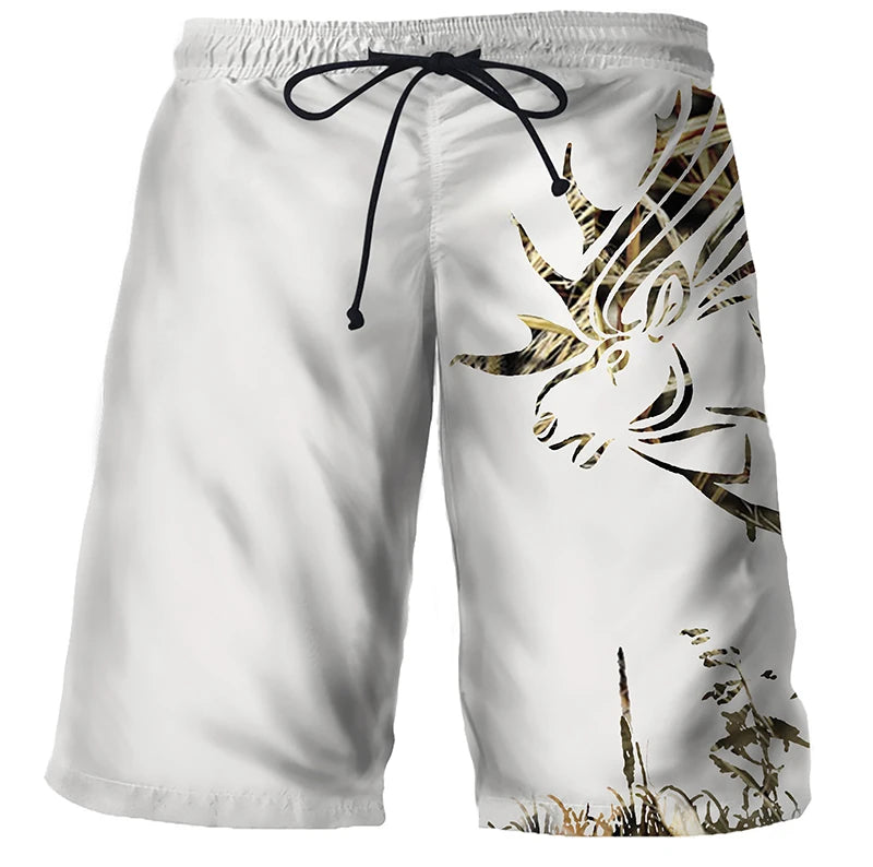 Cool Tiger Lion Wolf Summer Swimwear Shorts Comfortable Surf Board Shorts Quick Dry Swimsuit Sport Trunks Men's Beach Shorts Boy