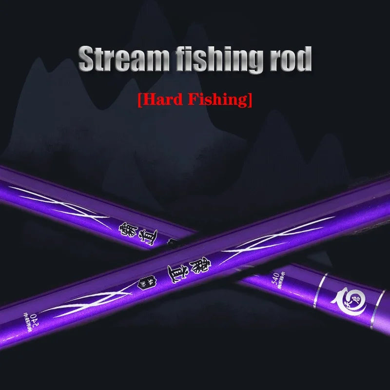 New carbon drill fishing rod with reduced size of 43CM hard fishing 1.8m-6.3m freshwater fishing rod accessories, outdoor tools