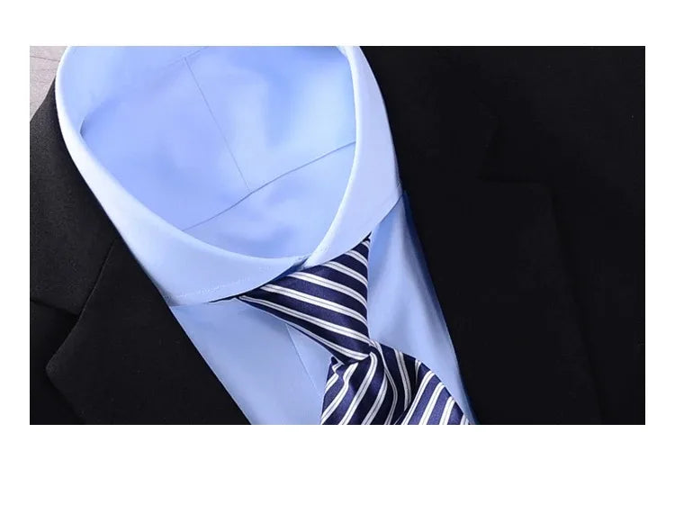 Men's shirt Windsor collar French cufflink shirt Fashion men's long sleeved luxury business formal shirt with buttons