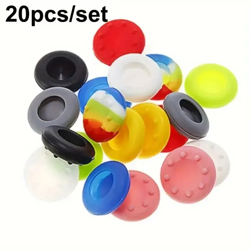 20PCS Non-slip Silicone Analog Joystick Thumb Stick Grip Cap For PS3/Xbox360 Controller Game Accessories Controller