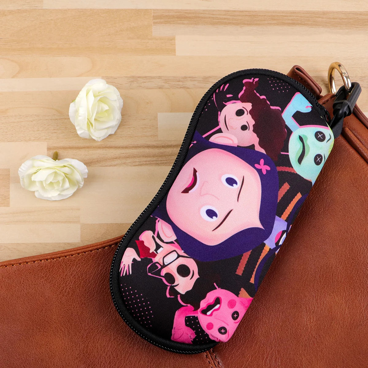 Cartoon Monster Glasses Storage Box Women Men Sunglasses Reading Protector Cover Travel Portable Cute Cat Eyeglasses Case