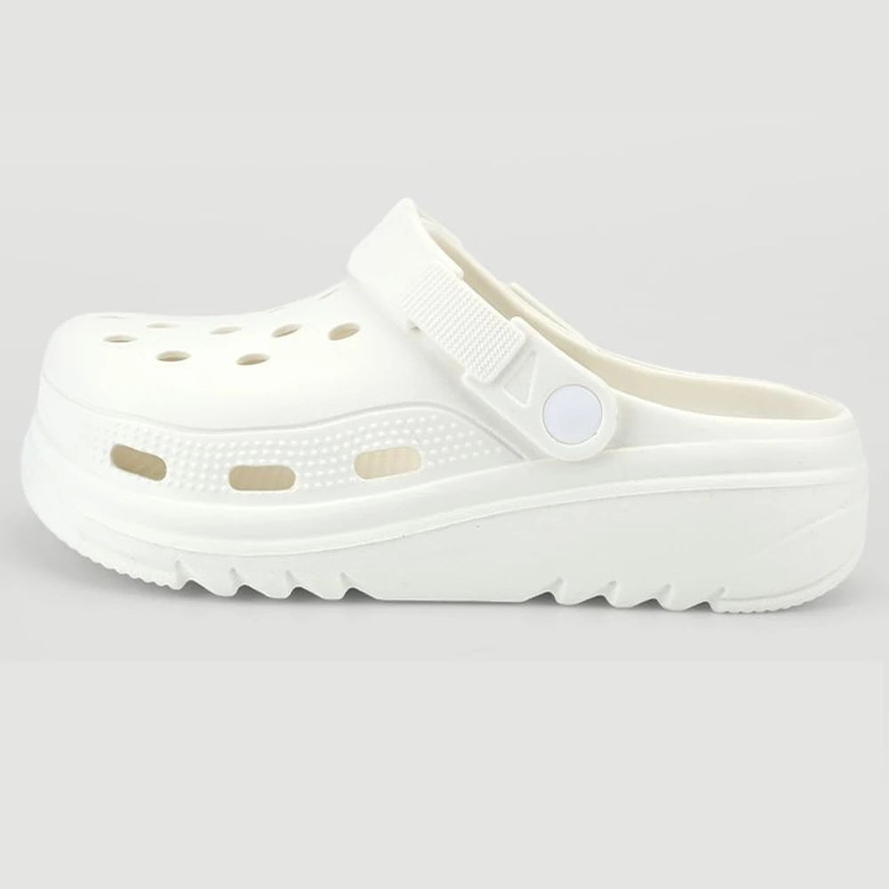 ZHIDA Summer Beach Sandals Hollow Out Platform Slippers for Women Clogs EVA Anti Slip Thick Bottom Garden Shoes