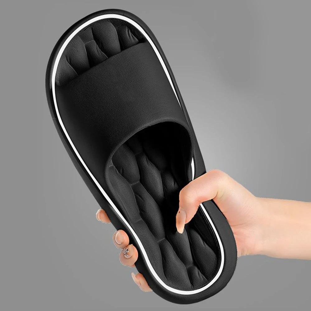 ZHIDA Super Light Soft Slippers Simple Fashion Slides EVA Elastic Shoes Colorful Sneakers In Door Bathroom Flip Flops