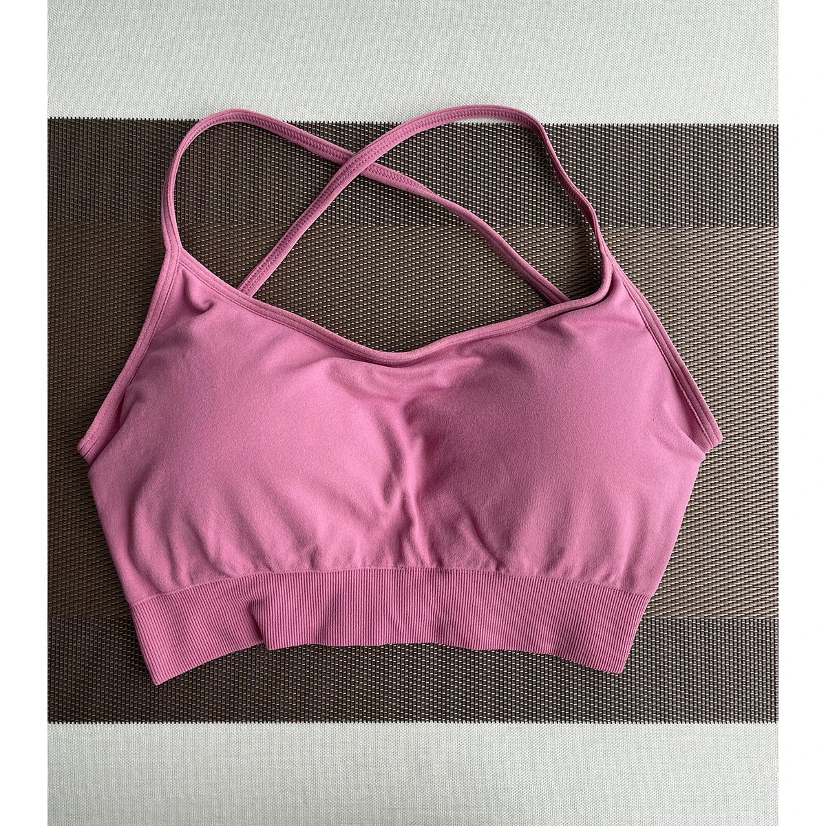 Invincible Seamless Bra Spandex Woman Fitness Elastic Breathable Breast Enhancement Leisure Sports Underwear Yoga bra