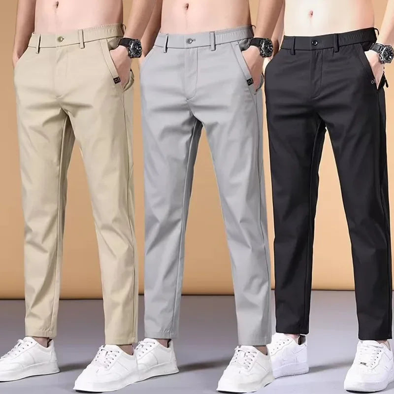 Fashion Men's Pants Summer Suit Pants Casual Korean Men's Pants Joggers Men Streetwear Casual Sports