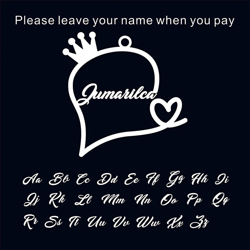 Personalized 1-5 Names Keychains for Men Women Stainless Steel Customized Heart Keyring Jewelry Father's Day Gifts