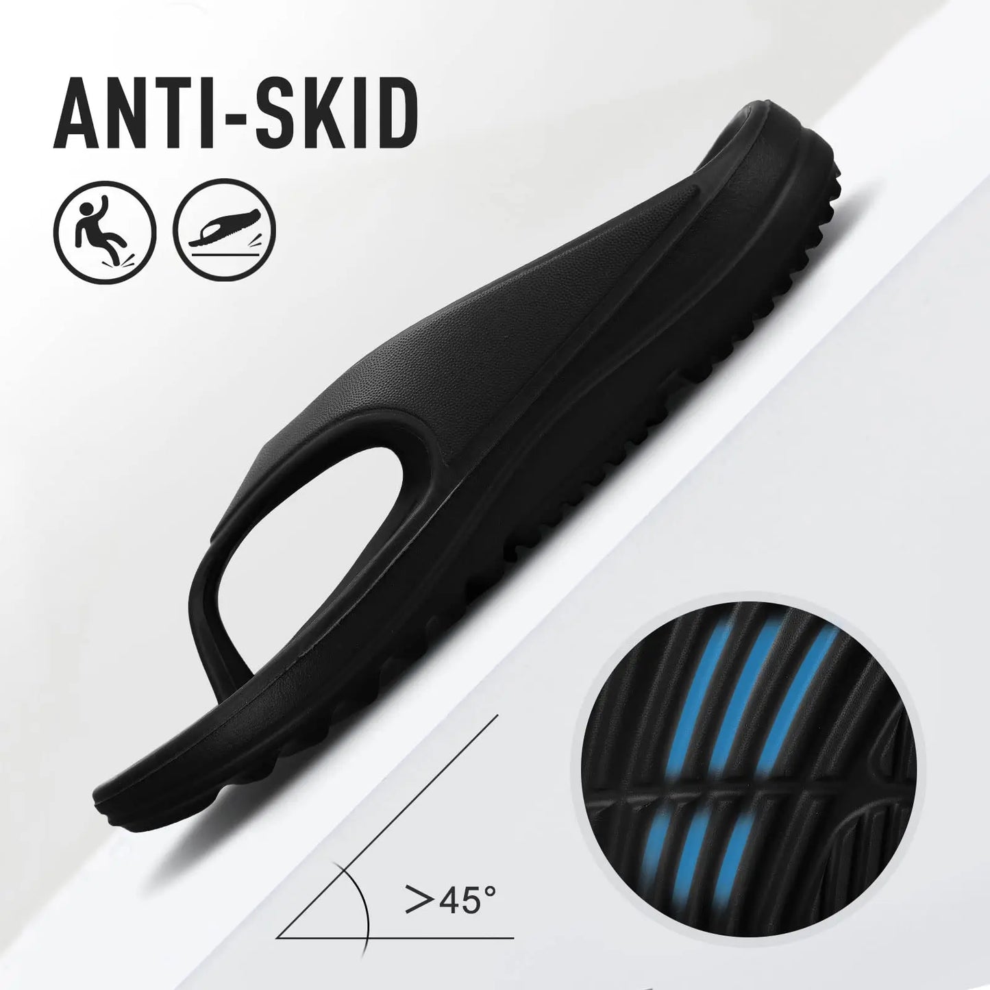 Evshine Recovery Flip Flops Pillow Soft Summer Beach Shoes New Women Summer Slippers Orthopedic Sandals For Women Arch Support