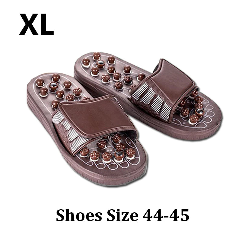 Foot Massage Acupuncture Slippers Acupoint Activation  Reflexology Spring Magnetic Therapy Relieve Foot Pain Meridians Arthritis