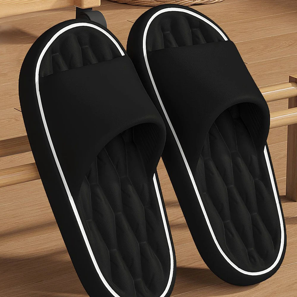 ZHIDA Super Light Soft Slippers Simple Fashion Slides EVA Elastic Shoes Colorful Sneakers In Door Bathroom Flip Flops