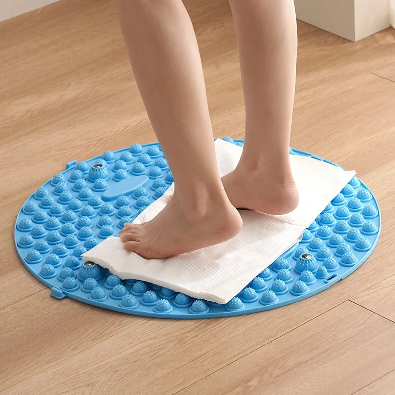 2024 New Finger Pressure Board Foot Massage Pad Foot Step Through The Meridian Jogging Massage Pad Fitness Pedal