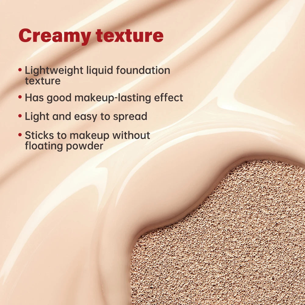 High Coverage Super Fit Cushion Foundation Refill Sunscreen Waterproof Long Lasting Makeup Bb Cream Foundation Refill Cosmetics