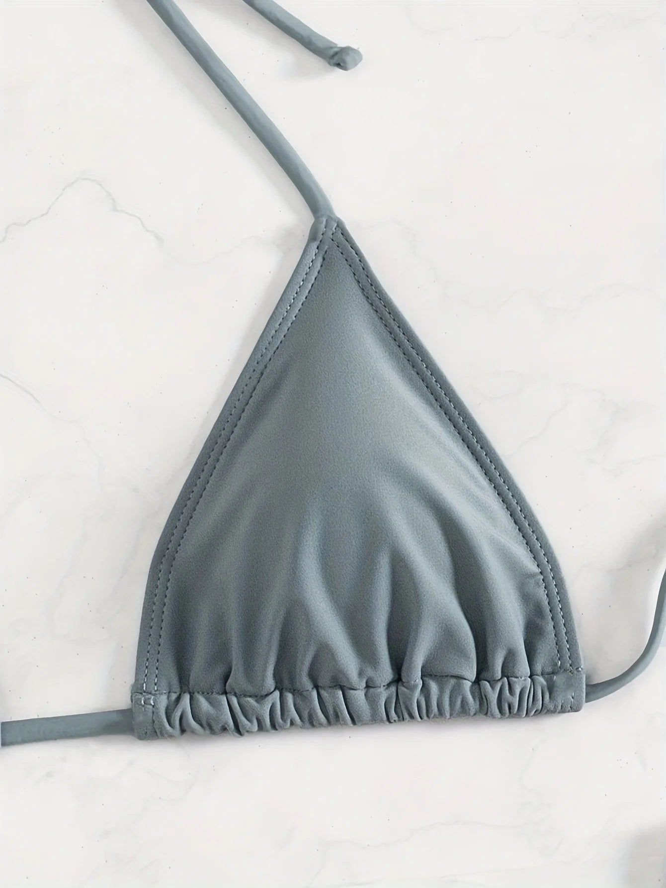 ZTVitality Sexy Solid Swimwear Thong Bikini Set 2025 New Bandage Halter Women's Swimsuit Summer 2 Piece Bathing Suit Biquini