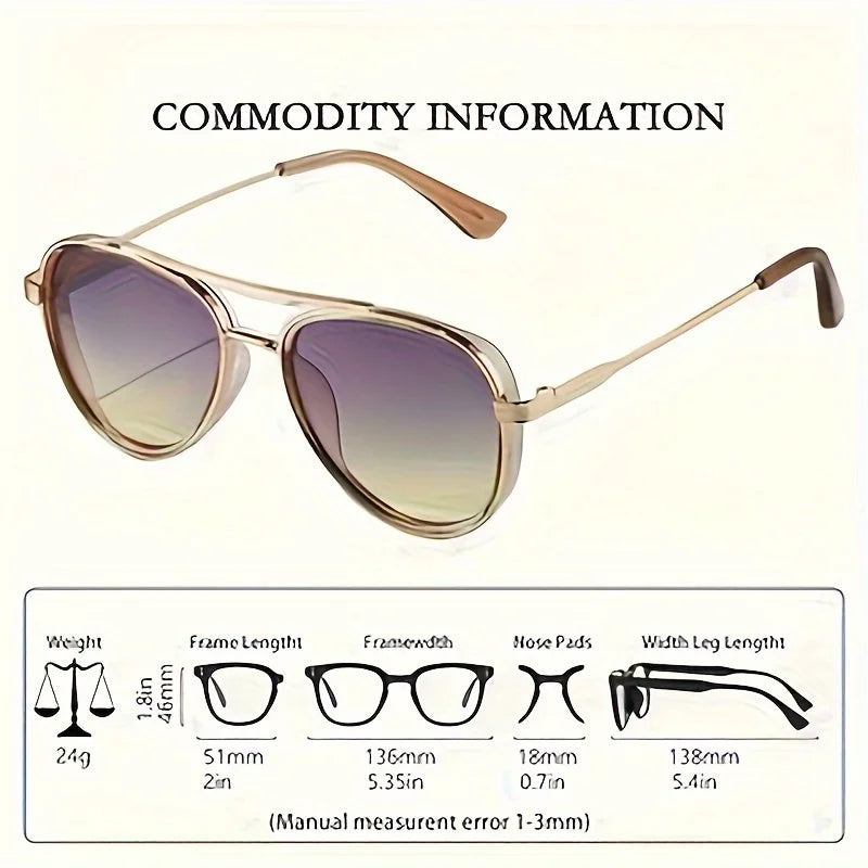 New Men Sunglasses Punk Sunglasses Men's Square Uv400 Twin-beam Aviator Sunglasses Designer Sun Glasses Male Sunglasses UV400