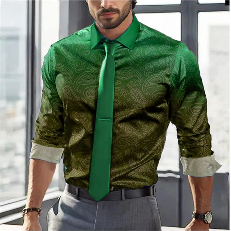 Large Size Men's Casual Shirt Business Summer Spring Autumn Lapel Long Sleeve 12 Colors S-5XL Fast Shipping 2024 Men's Shirt