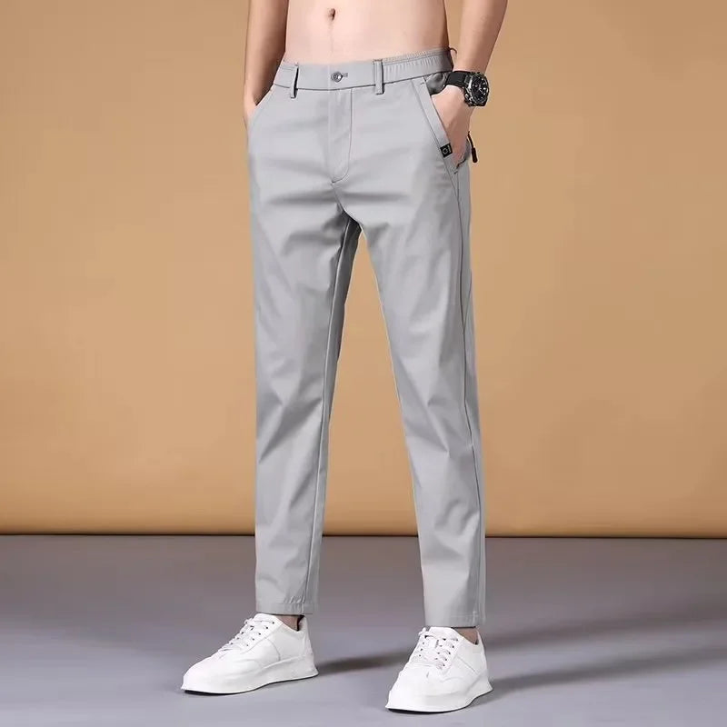 Fashion Men's Pants Summer Suit Pants Casual Korean Men's Pants Joggers Men Streetwear Casual Sports